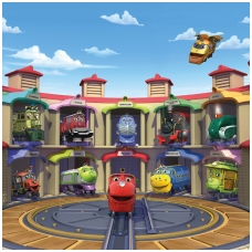 Vaikiški tapetai Chuggington Vaikiški tapetai Chuggington