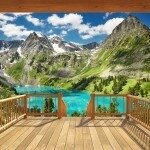 Foto tapetas Alpine Mountain