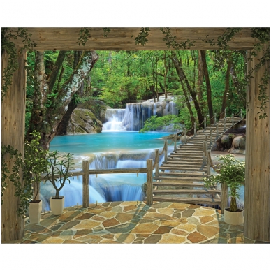 Foto tapetas Waterfall