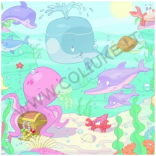 Vaikiški tapetai Baby under the Sea Vaikiški tapetai Baby under the Sea