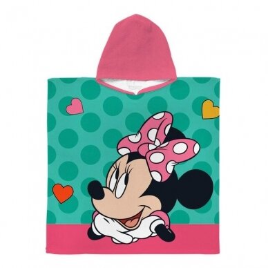 Pončas frotinis PELYTE MINE (MINI MOUSE) (R9624) 60X120x30 cm Pončas frotinis PELYTE MINE (MINI MOUSE) (R9624) 60X120x30 cm