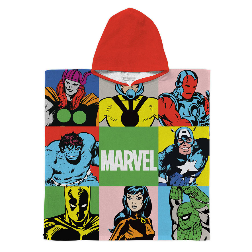 Pončas frotinis MARVEL (R7323)   60X120x30 cm