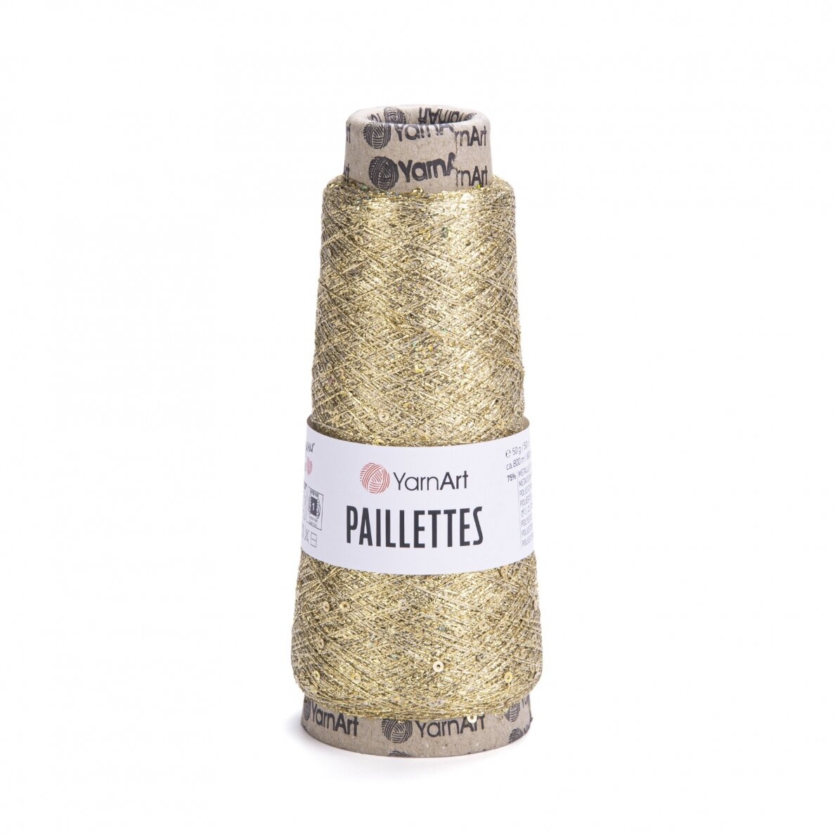 Siūlai mezgimo  YarnArt Paillettes  50 g 800 m  spalva 8002