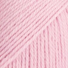 Siūlai mezgimo  DROPS FLORA  alpakos ir avių vilna  21 pink/rožinė