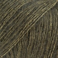 Siūlai mezgimo  DROPS Kid-Silk uni colour 77 DARK FOREST/ TAMSUS MIŠKAS