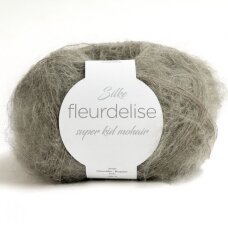 Siūlai mezgimo  FLEURDELISE  034   80% Super kid mohera, 20% poliamidas 25 g – 250 m.