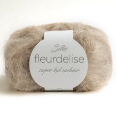 Siūlai mezgimo  FLEURDELISE  862  80% Super kid mohera, 20% poliamidas 25 g – 250 m. (Kopija)