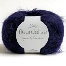 Siūlai mezgimo  FLEURDELISE  610 80% Super kid mohera, 20% poliamidas 25 g – 250 m.