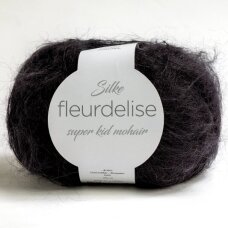 Siūlai mezgimo  FLEURDELISE  200  80% Super kid mohera, 20% poliamidas 25 g – 250 m.