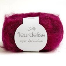 Siūlai mezgimo  FLEURDELISE  036 80% Super kid mohera, 20% poliamidas 25 g – 250 m.