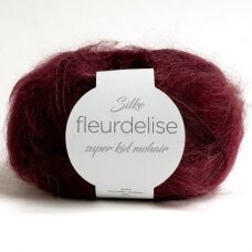 Siūlai mezgimo  FLEURDELISE  936  80% Super kid mohera, 20% poliamidas 25 g – 250 m.