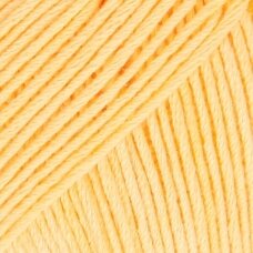 Siūlai mezgimo - nėrimo  DROPS  SAFRAN  10  yellow /geltona 100% egiptietiška medvilnė