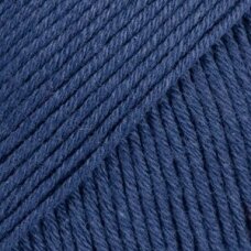 Siūlai mezgimo - nėrimo DROPS SAFRAN 09 NAVY BLUE/TAMSI MĖLYNA 100% egiptietiška medvilnė Siūlai mezgimo - nėrimo DROPS SAFRAN 09 NAVY BLUE/TAMSI MĖLYNA 100% egiptietiška medvilnė