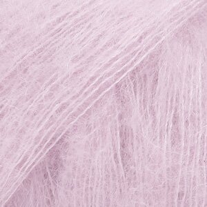 Siūlai mezgimo  DROPS Kid-Silk uni colour 03 LIGHT PINK (Šviesi rožinė)