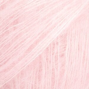 Siūlai mezgimo  DROPS Kid-Silk uni colour 72 PASTEL PINK /PASTELINĖ ROŽINĖ