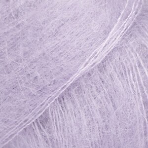 Siūlai mezgimo DROPS Kid-Silk uni colour 55 MISTY LILAC/MIGLOTA ALYVINĖ Siūlai mezgimo DROPS Kid-Silk uni colour 55 MISTY LILAC/MIGLOTA ALYVINĖ