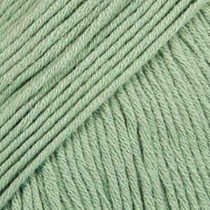 Siūlai mezgimo - nėrimo DROPS SAFRAN 04 SAGE green/ŠALAVIJŲ žalia 100% egiptietiška medvilnė Siūlai mezgimo - nėrimo DROPS SAFRAN 04 SAGE green/ŠALAVIJŲ žalia 100% egiptietiška medvilnė