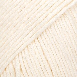Siūlai mezgimo - nėrimo DROPS SAFRAN 18 OFF WHITE /PRIGESINTA BALTA 100% egiptietiška medvilnė Siūlai mezgimo - nėrimo DROPS SAFRAN 18 OFF WHITE /PRIGESINTA BALTA 100% egiptietiška medvilnė