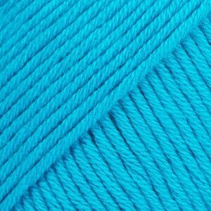Siūlai mezgimo - nėrimo  DROPS  SAFRAN  30 turquoise/turkio  100% egiptietiška medvilnė