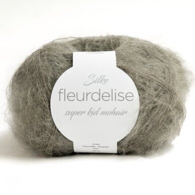 Siūlai mezgimo  FLEURDELISE  034   80% Super kid mohera, 20% poliamidas 25 g – 250 m.
