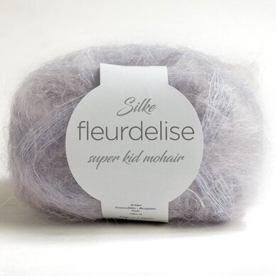 Siūlai mezgimo  FLEURDELISE  334  80% Super kid mohera, 20% poliamidas 25 g – 250 m.