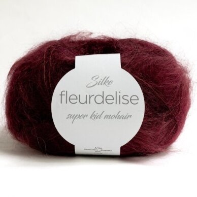 Siūlai mezgimo  FLEURDELISE  936  80% Super kid mohera, 20% poliamidas 25 g – 250 m.