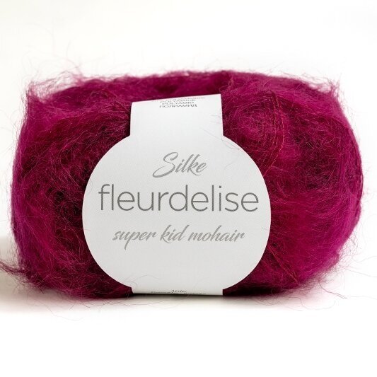 Siūlai mezgimo  FLEURDELISE  036 80% Super kid mohera, 20% poliamidas 25 g – 250 m.
