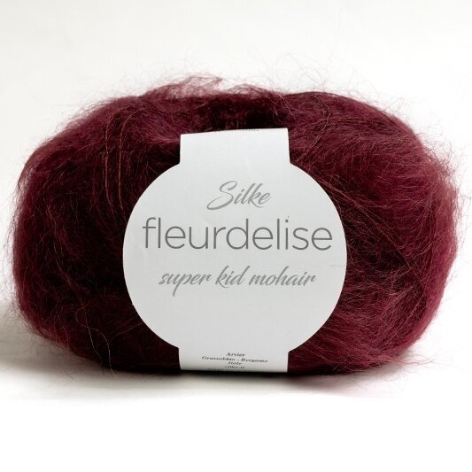 Siūlai mezgimo  FLEURDELISE  936  80% Super kid mohera, 20% poliamidas 25 g – 250 m.