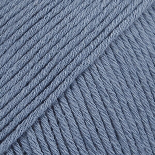Siūlai mezgimo - nėrimo  DROPS  SAFRAN  06 denim blue/džinso  100% egiptietiška medvilnė