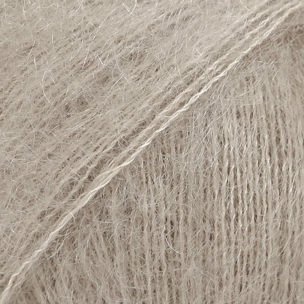 Siūlai mezgimo DROPS Kid-Silk uni colour 12 BEIGE Siūlai mezgimo DROPS Kid-Silk uni colour 12 BEIGE