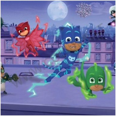 Vaikiški tapetai  PJ Masks (Pižamų herojai)