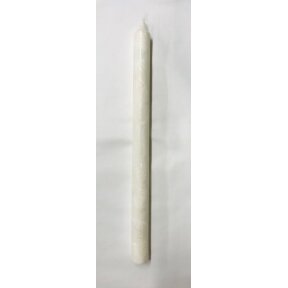 076 ŽVAKĖ kvepianti iš natūralaus palmių marmurinio vaško su įspaustu kryžiumi popierinėje dėžutėje 38 cm