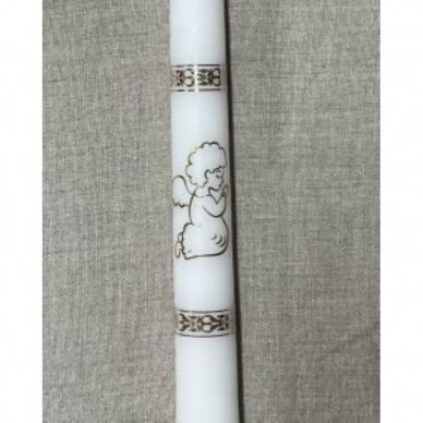 ŽVAKĖ KRIKŠTUI IR PIRMAI KOMUNIJAI Z-65 ANGELIUKAS 32cm ŽVAKĖ KRIKŠTUI IR PIRMAI KOMUNIJAI Z-65 ANGELIUKAS 32cm
