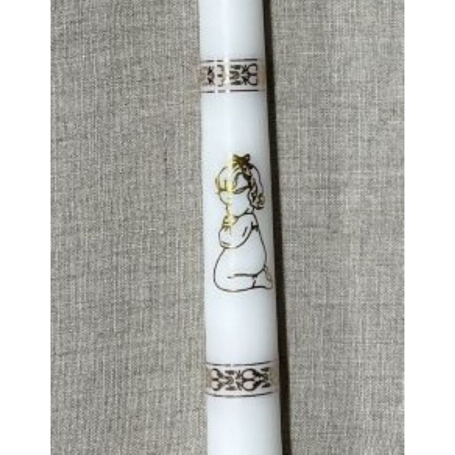 ŽVAKĖ KRIKŠTUI IR PIRMAI KOMUNIJAI Z-64 MERGAITĖ  32 cm
